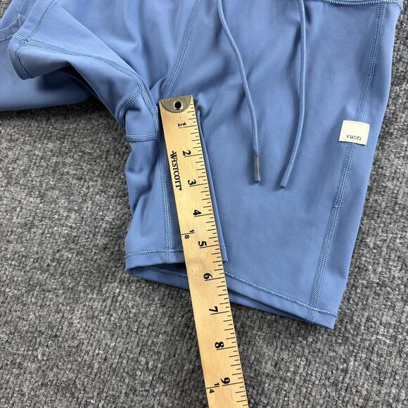 Vuori Daily Shorts Womens Small Blue High Rise Drawstring Athletic Yoga Workout - Picture 14 of 16